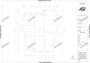 【国湾星城】140平三室美式风格装修效果图