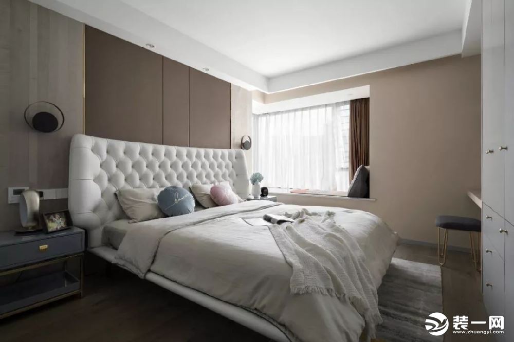 北京天盛装饰88平二居室简约风格案例--卧室