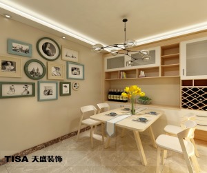北京天盛装饰苹果社区114平北欧风格造价10万