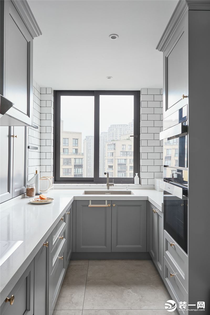 家合装饰集团—143平欧式风四居室装修效果图    厨房