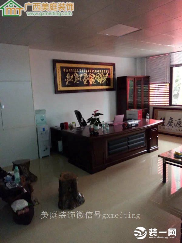 钦州嘉茂物流300平办公室装修效果图 办公室