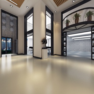 现代风格办公楼装修案例走廊