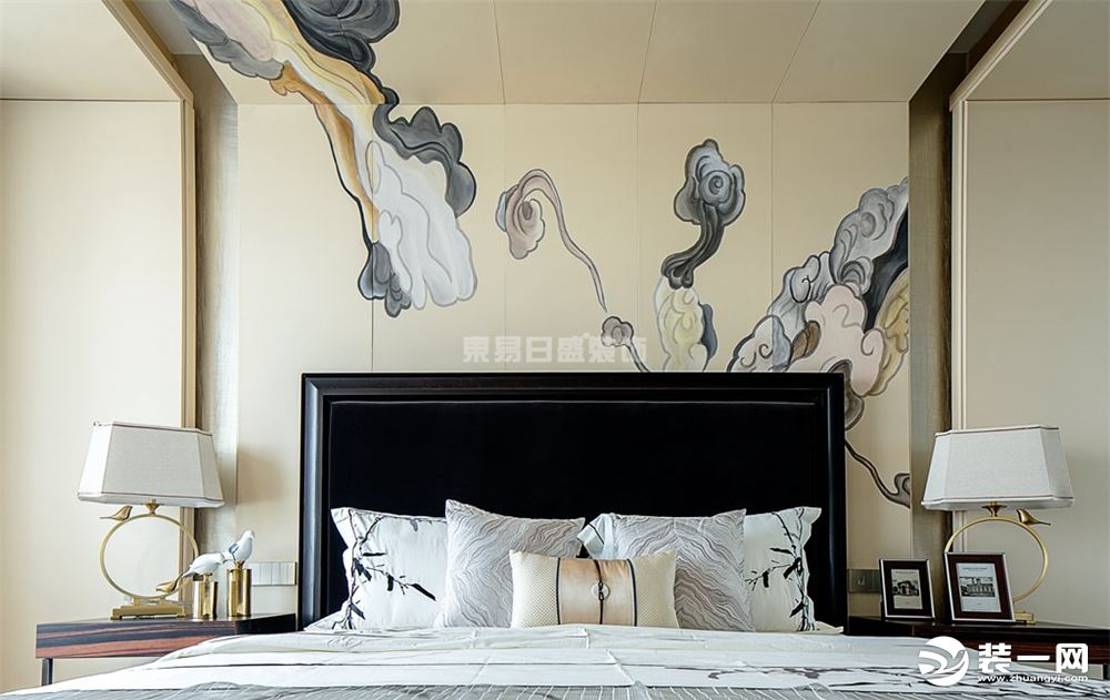 卧室装修效果图华侨城350平米新东方风格装修效果图