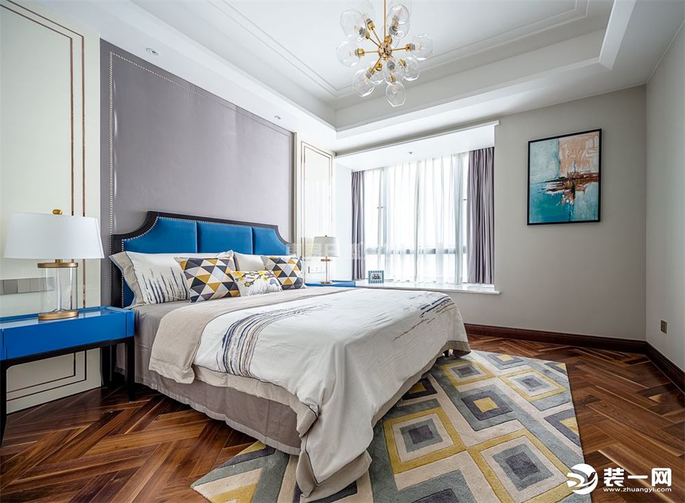 卧室装修效果图华侨城350平米新东方风格装修效果图