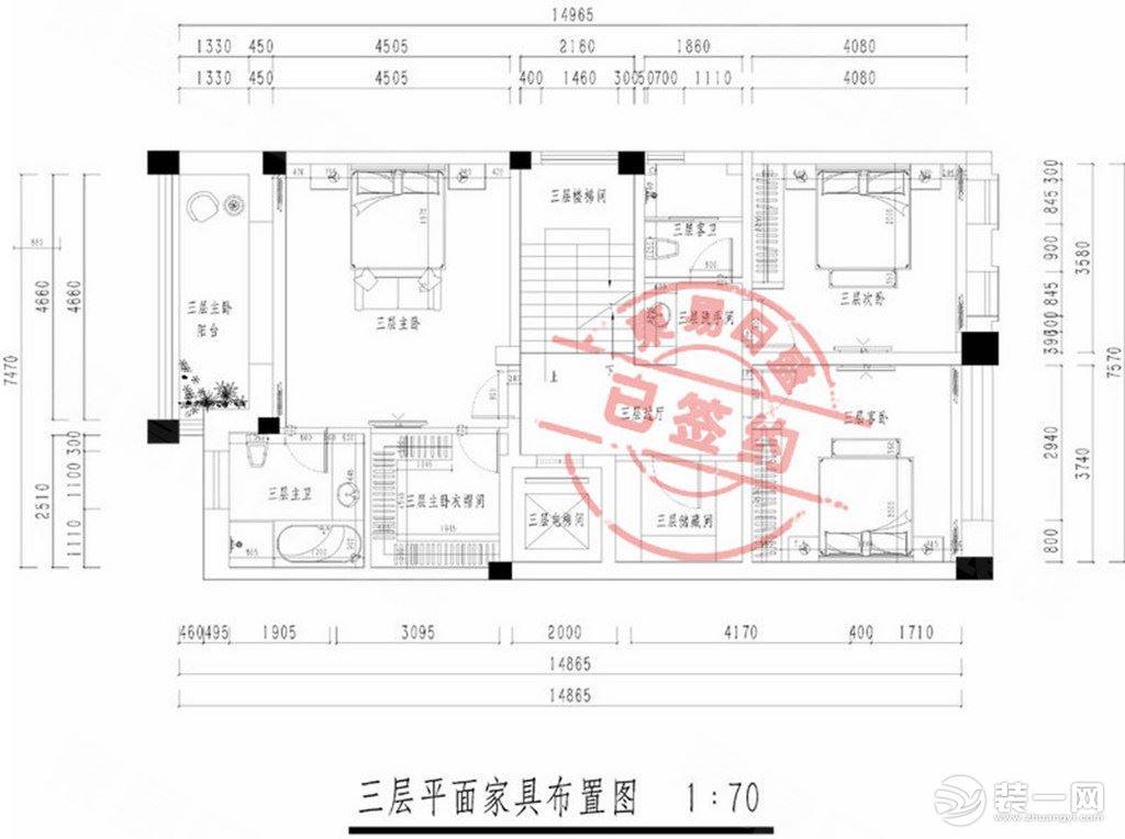 戶型圖卡爾頓御花園新中式別墅裝修效果圖