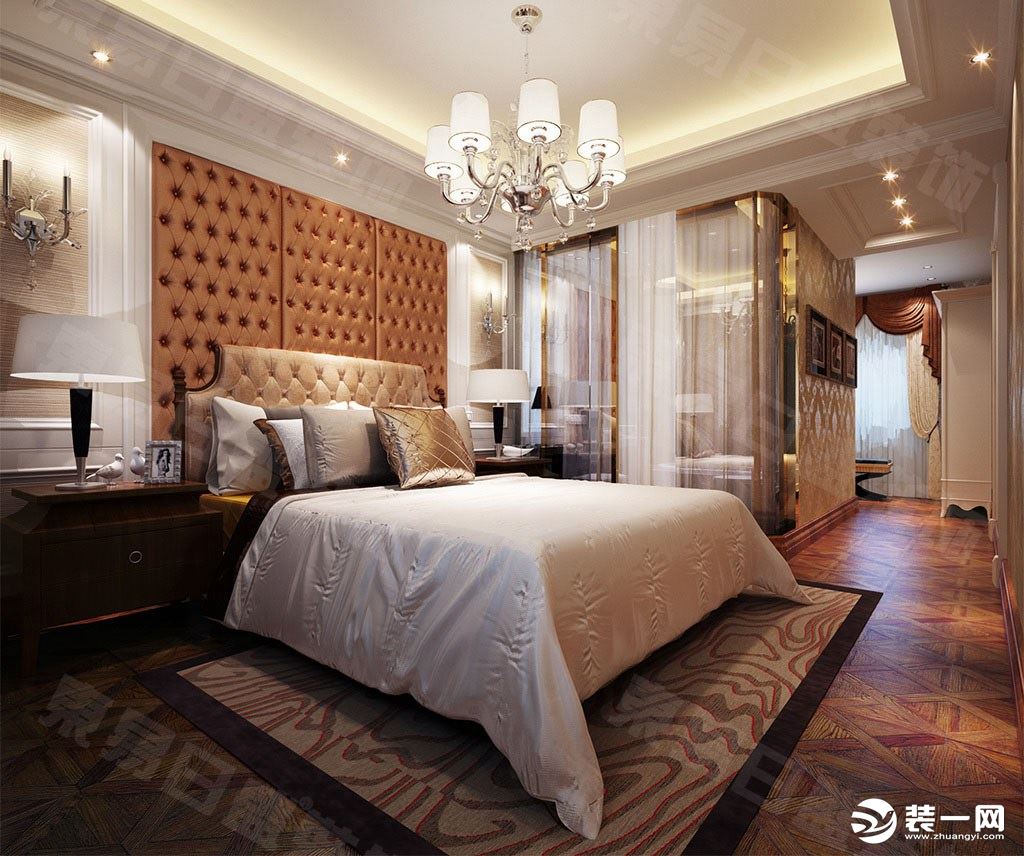 卧室装修效果图福星惠誉福星城135平新古典风格装修效果图