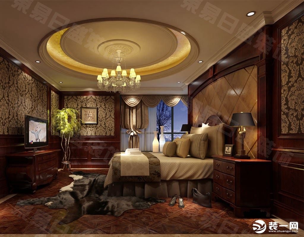 卧室装修效果图金都汉宫230平欧式古典风格效果图
