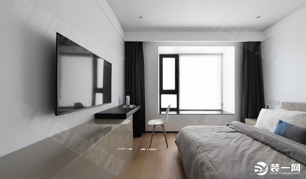 卧室装修实景图福星惠誉东湖城139平简约日式风格实景图