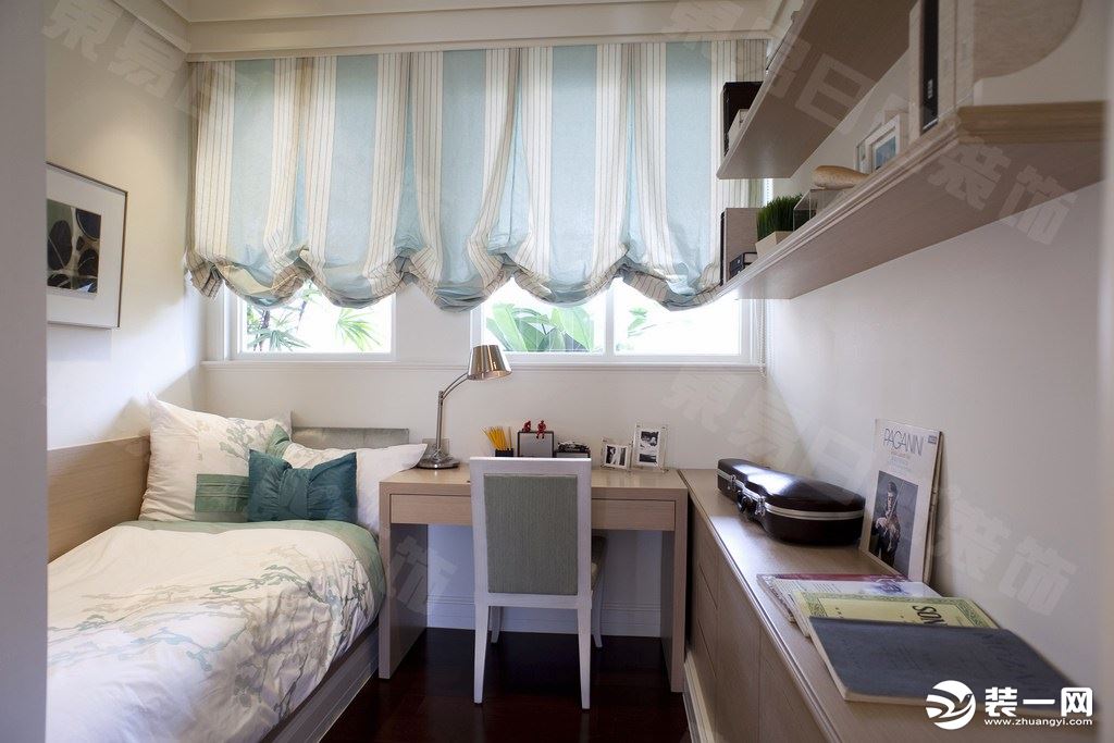 卧室装修实景图纯水岸东湖89平现代简约风格实景图
