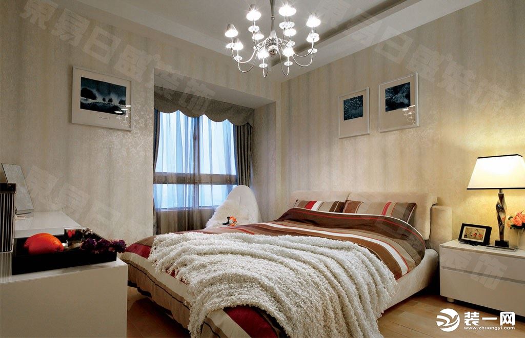 卧室装修效果图航天双城160平现代简约风格效果图