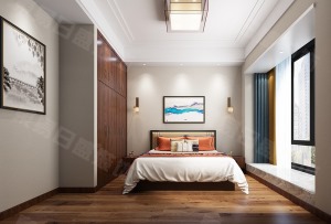 卧室装修效果图恒大华府280平现代简约风格效果图