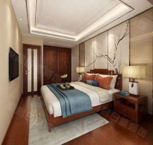 卧室装修效果图水岸星城170平现代简约装修效果图
