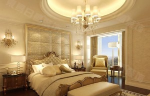 卧室装修效果图楚天府125平欧式奢华风格效果图
