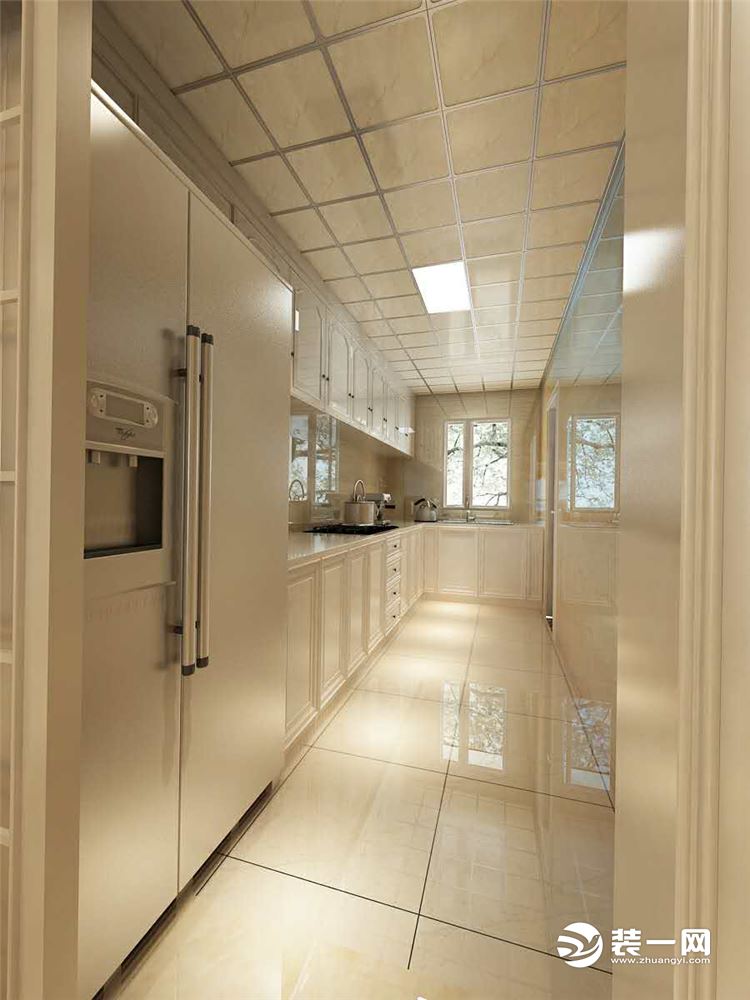 沈铁家园113㎡二室二厅一卫欧式风格装修效果图厨房