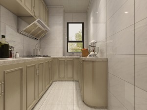 【世茂五里河】96㎡二室二厅一卫现代风格装修效果图厨房
