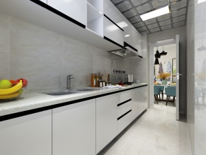 新润万寿里50㎡一室一厅一卫现代简约风格装修效果图厨房