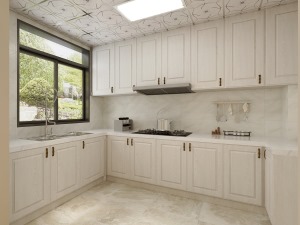 荣盛紫提东郡120㎡三室二厅二卫简欧风格装修效果图厨房