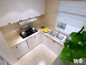 瑞家堅果99㎡三室二廳一衛簡約風格裝修效果圖廚房