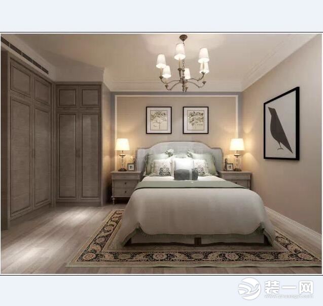 现代美式风格卧室