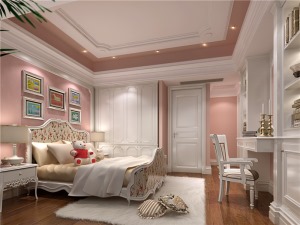 鹭洲国际180平米平层简欧风格装修效果图--卧室