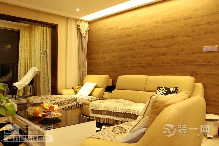 武汉名湖豪庭128平三居室现代简约实景案例