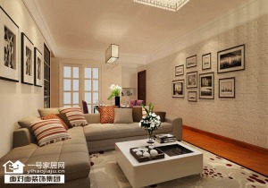 武汉国际百纳71平二居室现代简约装修风格