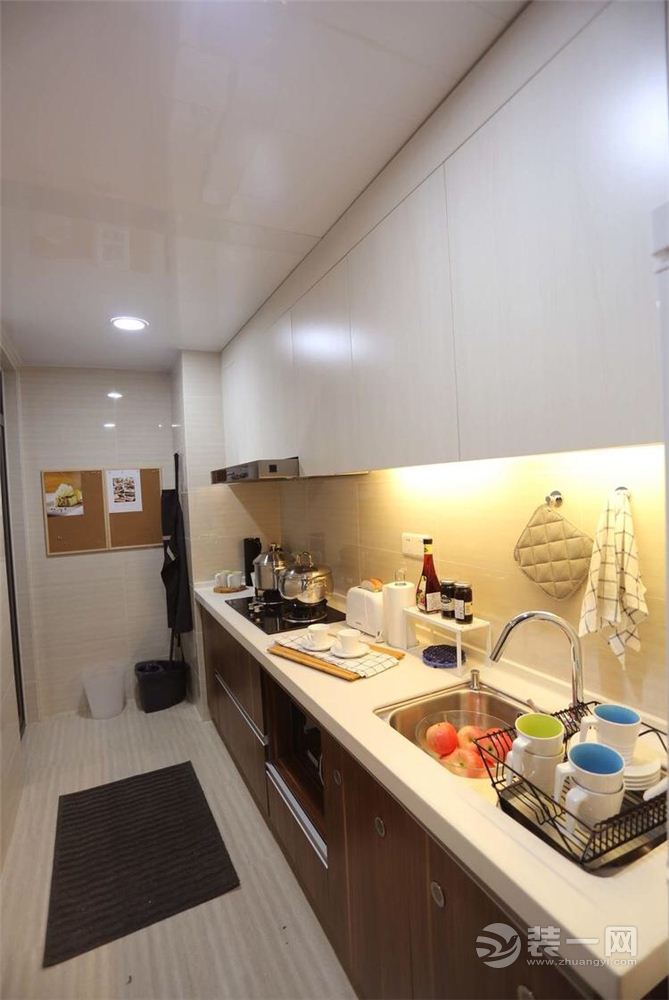 武汉新城庭瑞君95平二居室现代简约 厨房