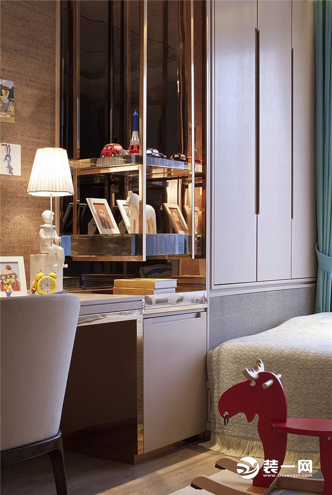珠江帝景大户型后现代风格装修效果图卧室