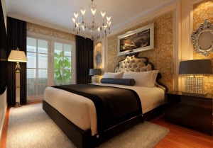 玉泉新城150平米欧式风格卧室装修效果图