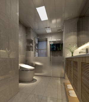 富力城78平米二居室北欧风格装修效果图卫生间