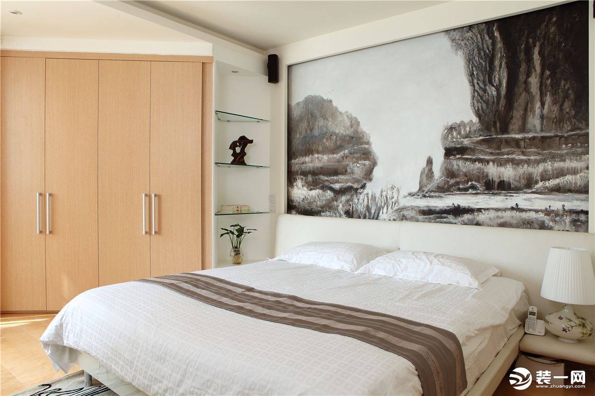 ◤青山湾◢60㎡一居室简约风格卧室装修效果图