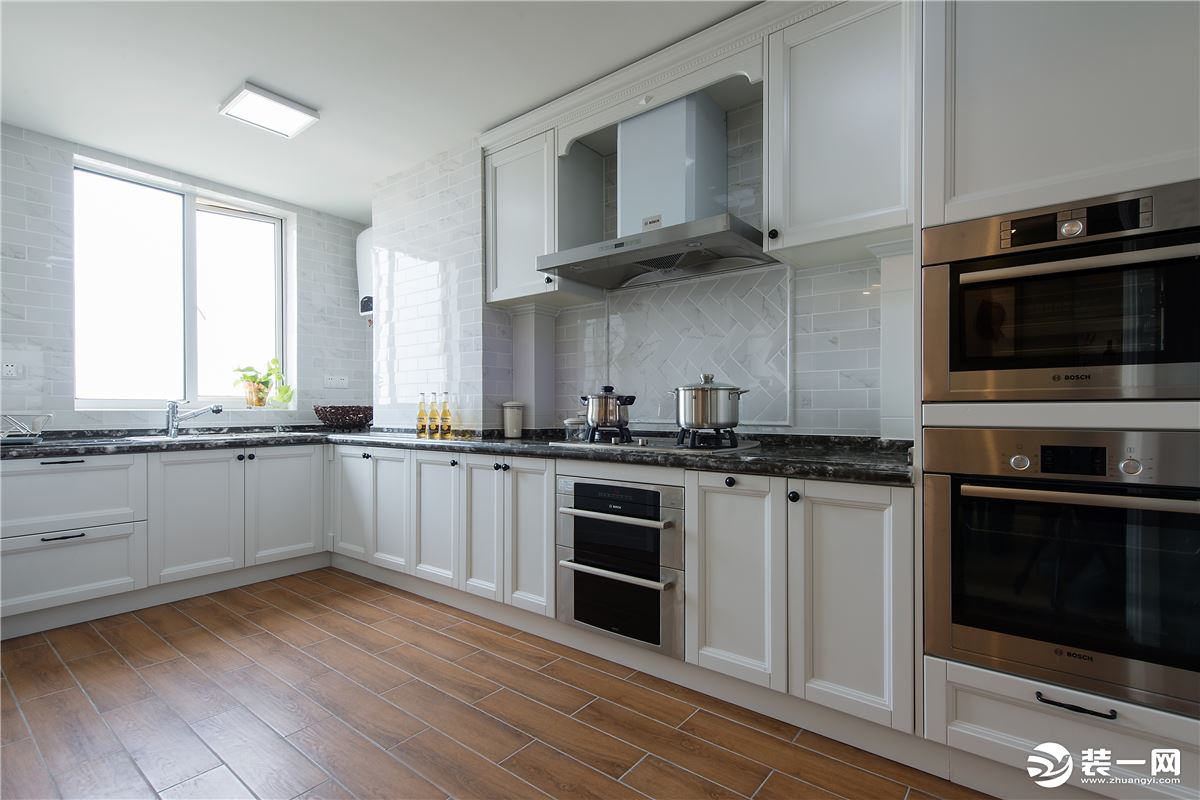 ◤清水湾◢127㎡三居室美式风格厨房装修效果图