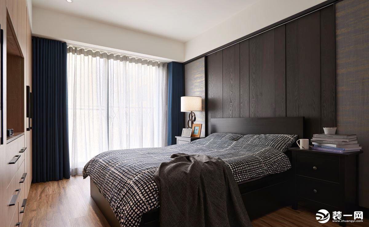 ◤紫金城◢130㎡三居室现代北欧风格卧室装修效果图