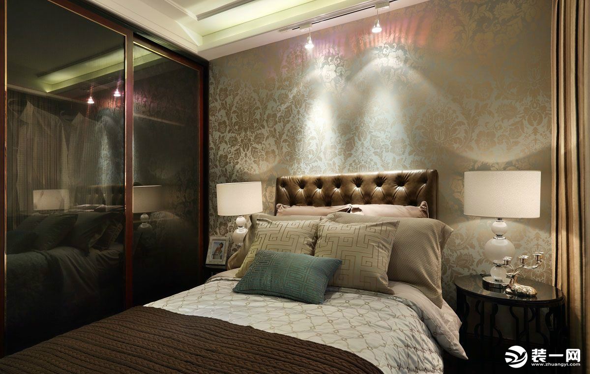 ◤银谷广场◢109㎡三居室现代风格次卧装修效果图
