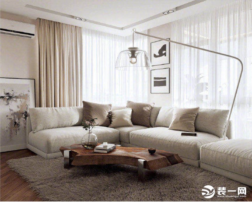 【宏佳华--Design】◤新城锦域◢89㎡两居室现代风格装修效果图