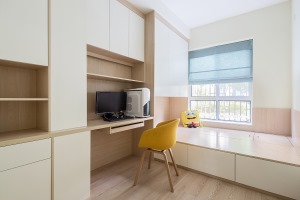 ◤雨润城◢117㎡三居室现代风格榻榻米房装修效果图