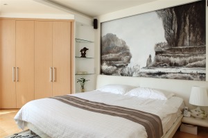 ◤青山湾◢60㎡一居室简约风格卧室装修效果图