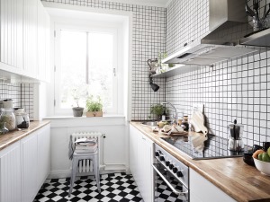 ◤天山花园◢60㎡一居室北欧风格厨房装修效果图