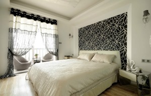 ◤银河湾花园◢142㎡三居室现代风格厨卧室装修效果图