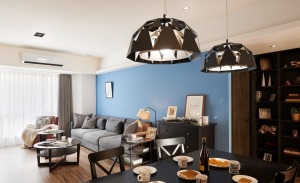 【宏佳华--Design】◤紫金城◢130㎡三居室现代北欧风格装修效果图