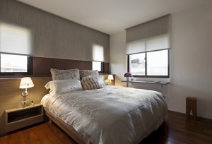 ◤紫金城◢108㎡三居室港式风格卧室装修效果图