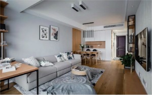 【宏佳华--Design】◤紫金城◢90㎡两居室现代风格装修效果图