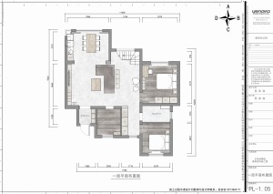 南京业之峰装饰-正荣润锦城186平米工业风风格复式装修设计效果图