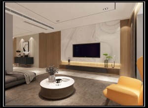 南京业之峰装饰-滟紫台现代轻奢风格206平别墅装修设计效果图案例