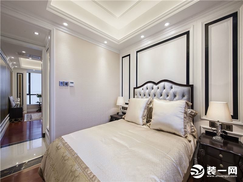 江山樾  120m²  三居室  新古典风格  卧室装修效果图