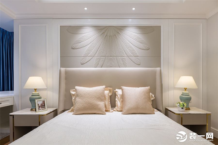 【交换空间装饰】首钢美利花都  280m²  三居室   现代简约风格   卧室装修效果图