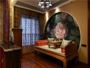 融创凡尔赛  150m²  四居室  美式风格  休闲厅装修效果图