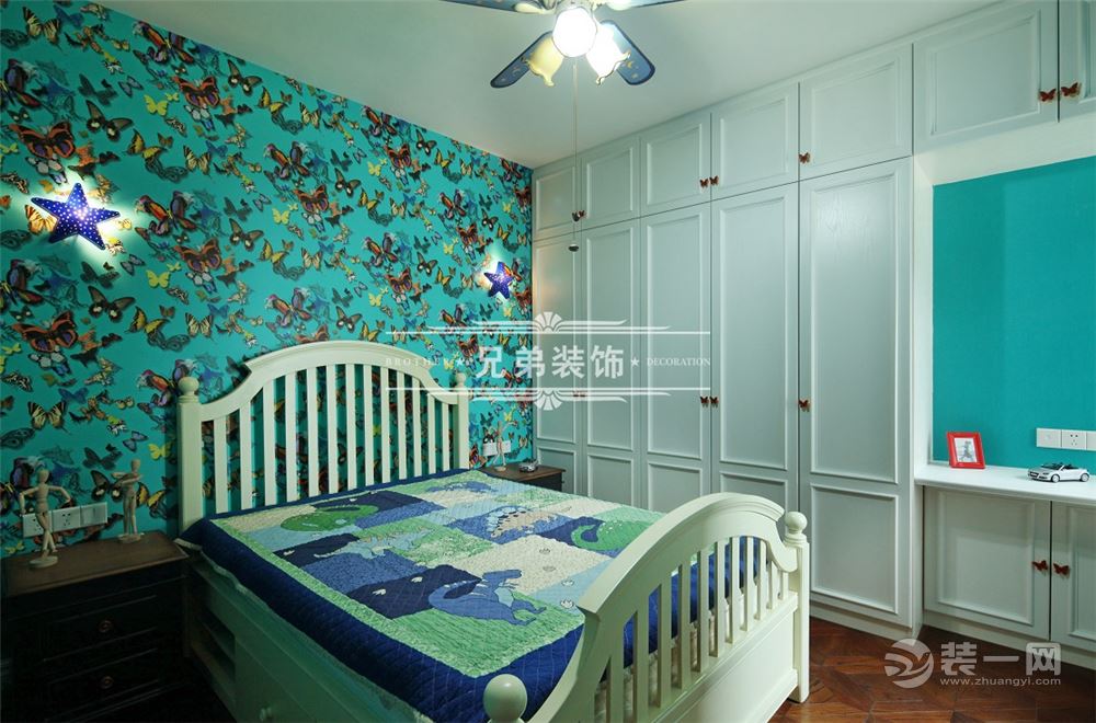 【兄弟装饰】雅居乐国际花园119平米儿童房装修案例 东南亚风格