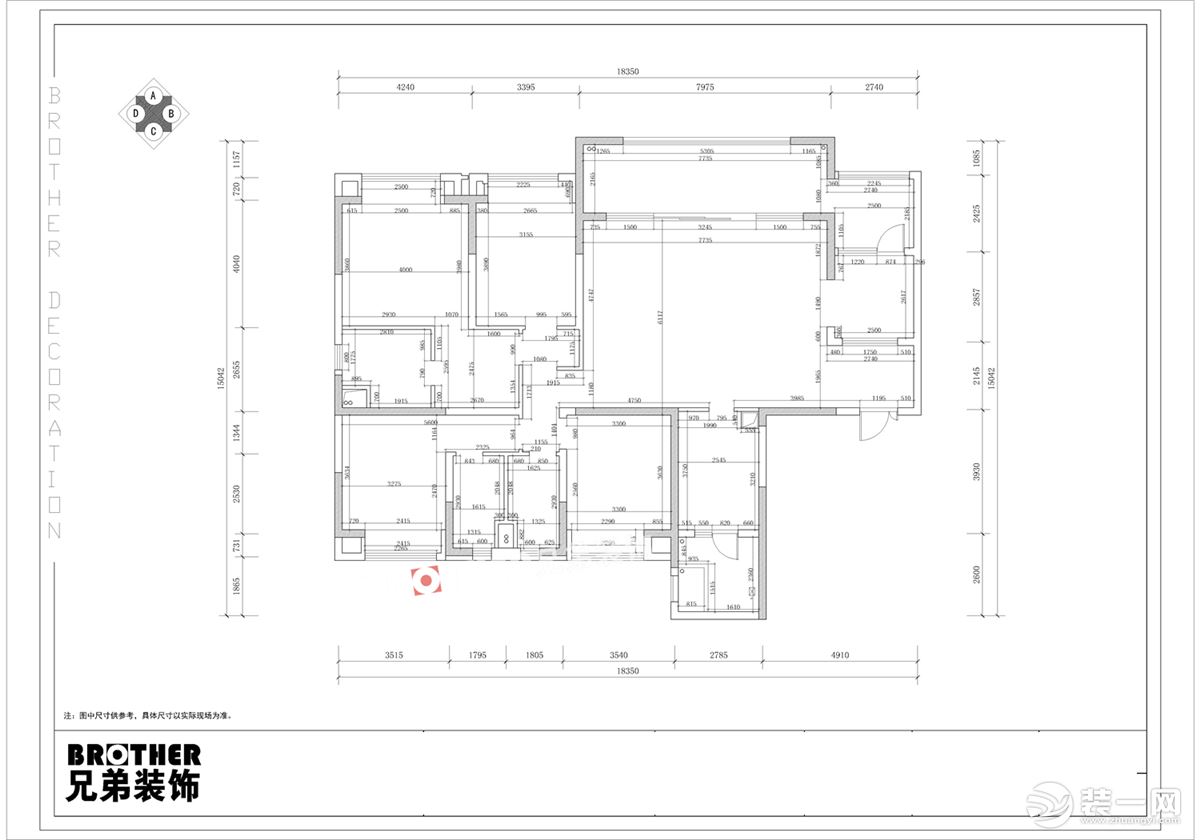 【重庆兄弟装饰公司】雍江御庭装修 雍江御庭大平层180㎡装修设计案例 现代简约风格