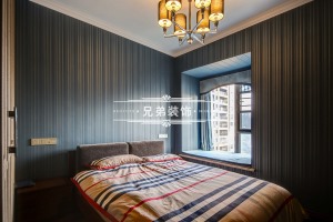 【兄弟装饰】雍江翠湖117平米卧室装修设计案例 现代风格